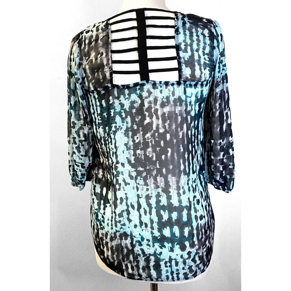By & By Women's Strappy Back Blouse, Size M